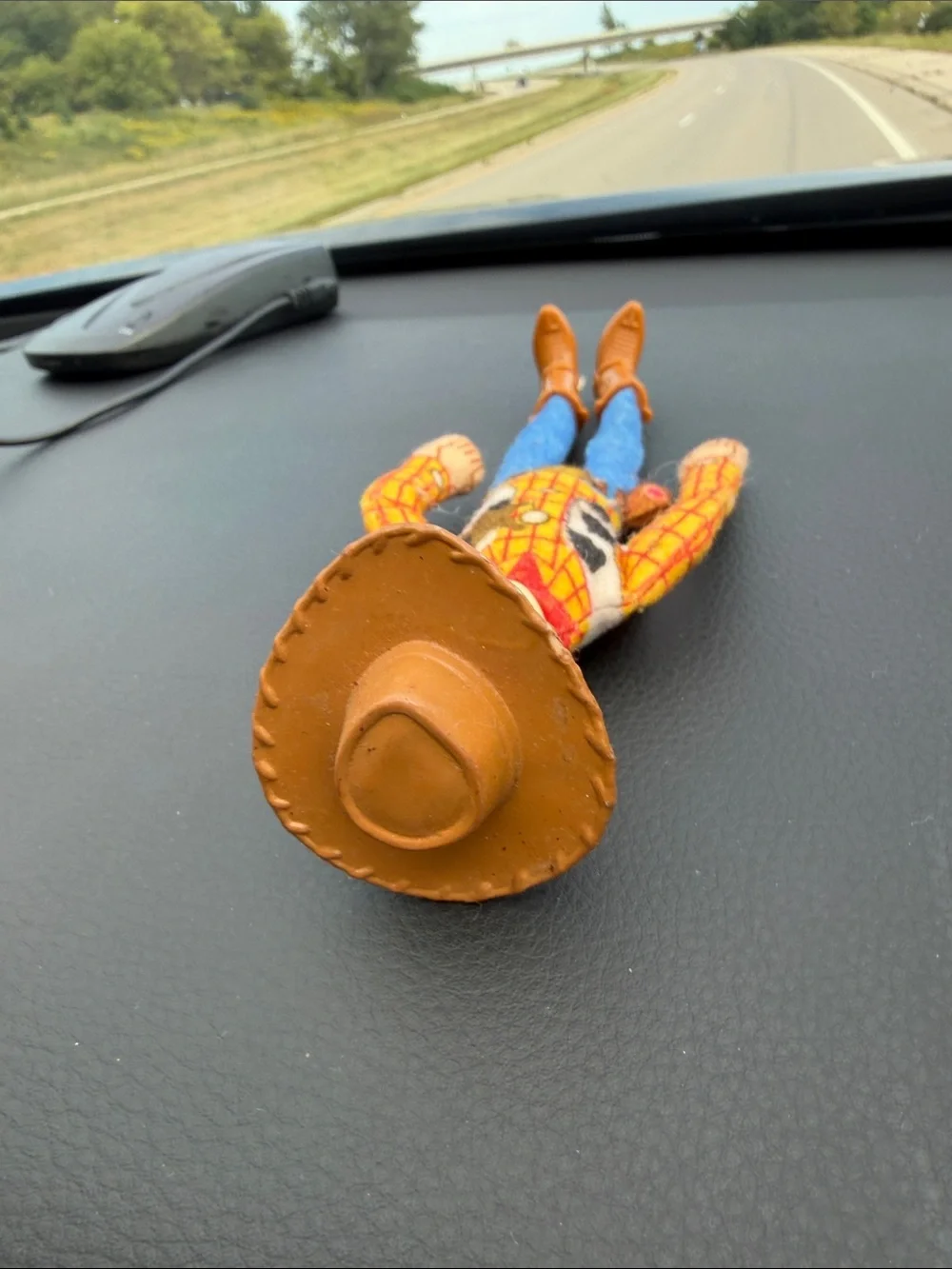 Collectible Toy Story Woody Burger King Figure 6.5 Inches 1995 has stain on leg
